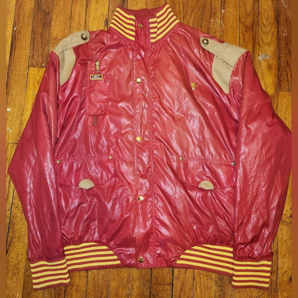 Lavie Clothing Brand Stylish Red Windbreaker Jacket